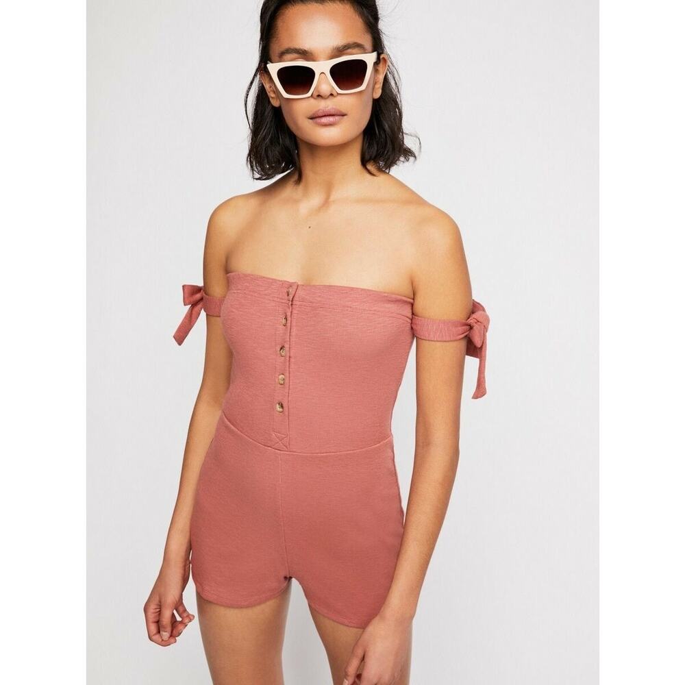 Free People FP Beach Pink Romper Size XS